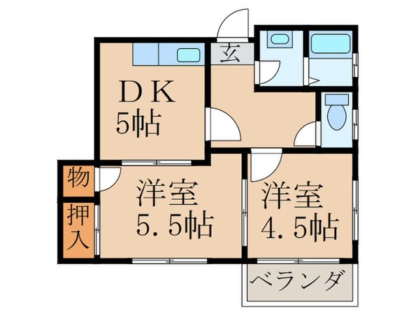 グレースヴィラ小波瀬の物件間取画像